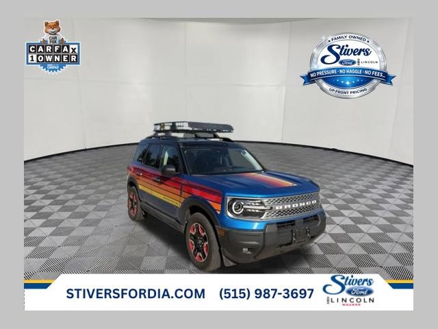 Certified 2025 Ford Bronco Sport Free Wheeling w/ Convenience Package AWD/4WD 360° Tour