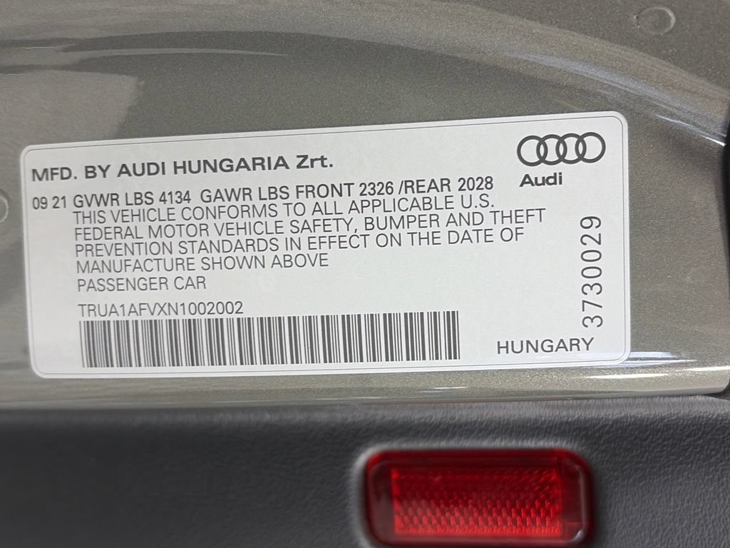 Used 2022 Audi TTS 2.0T Coupe AWD/4WD image 9