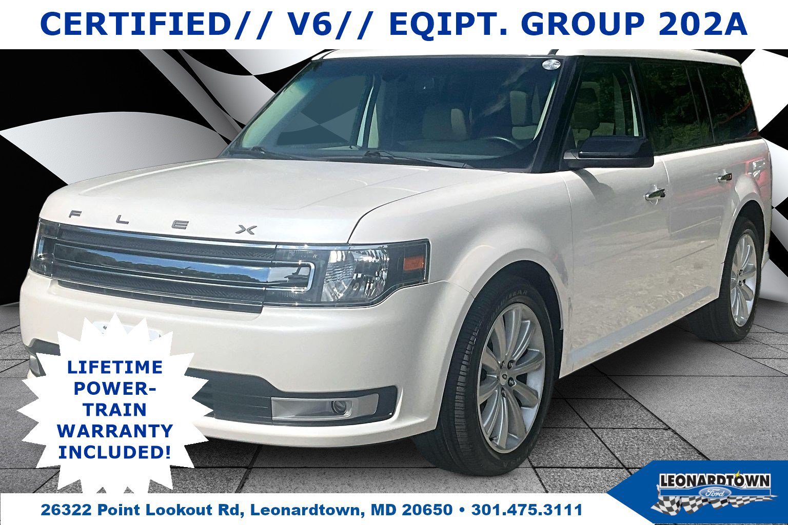 Certified 2019 Ford Flex SEL w/ Equipment Group 202A AWD/4WD image 1