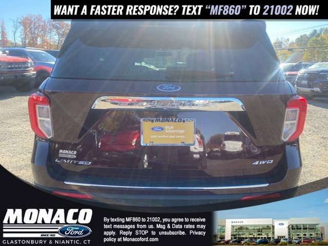 Certified 2022 Ford Explorer Limited w/ Equipment Group 301A image 4