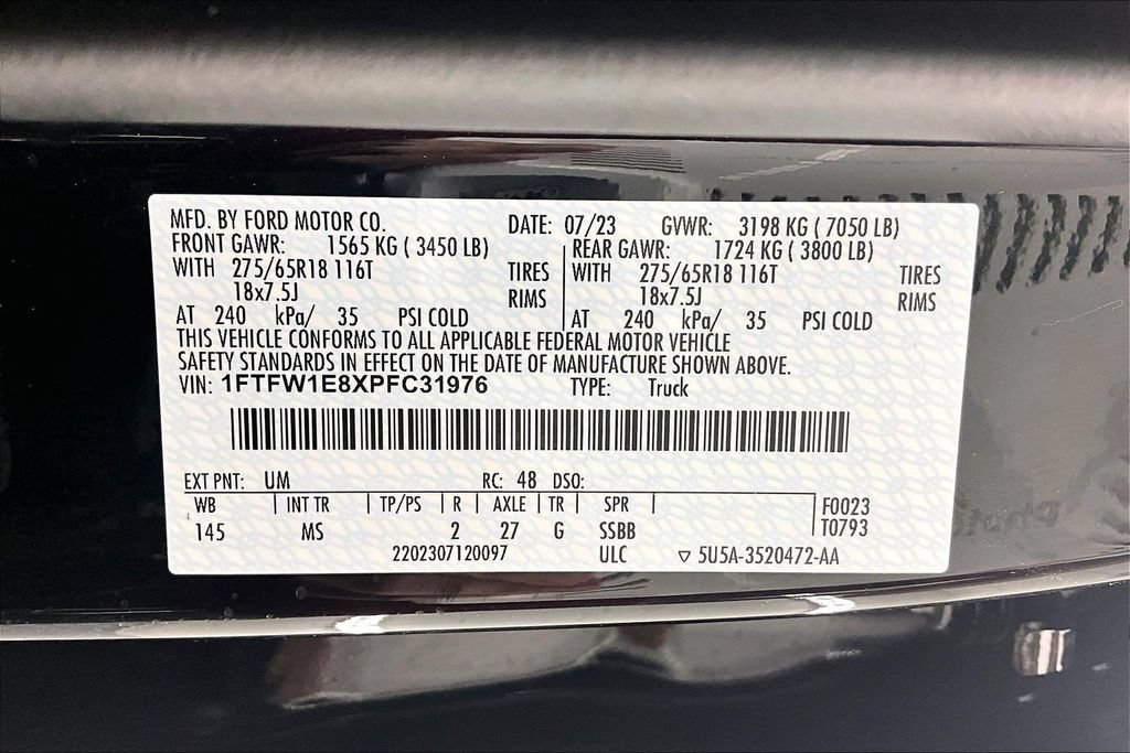 Certified 2023 Ford F150 XLT w/ Equipment Group 302A High AWD/4WD image 35