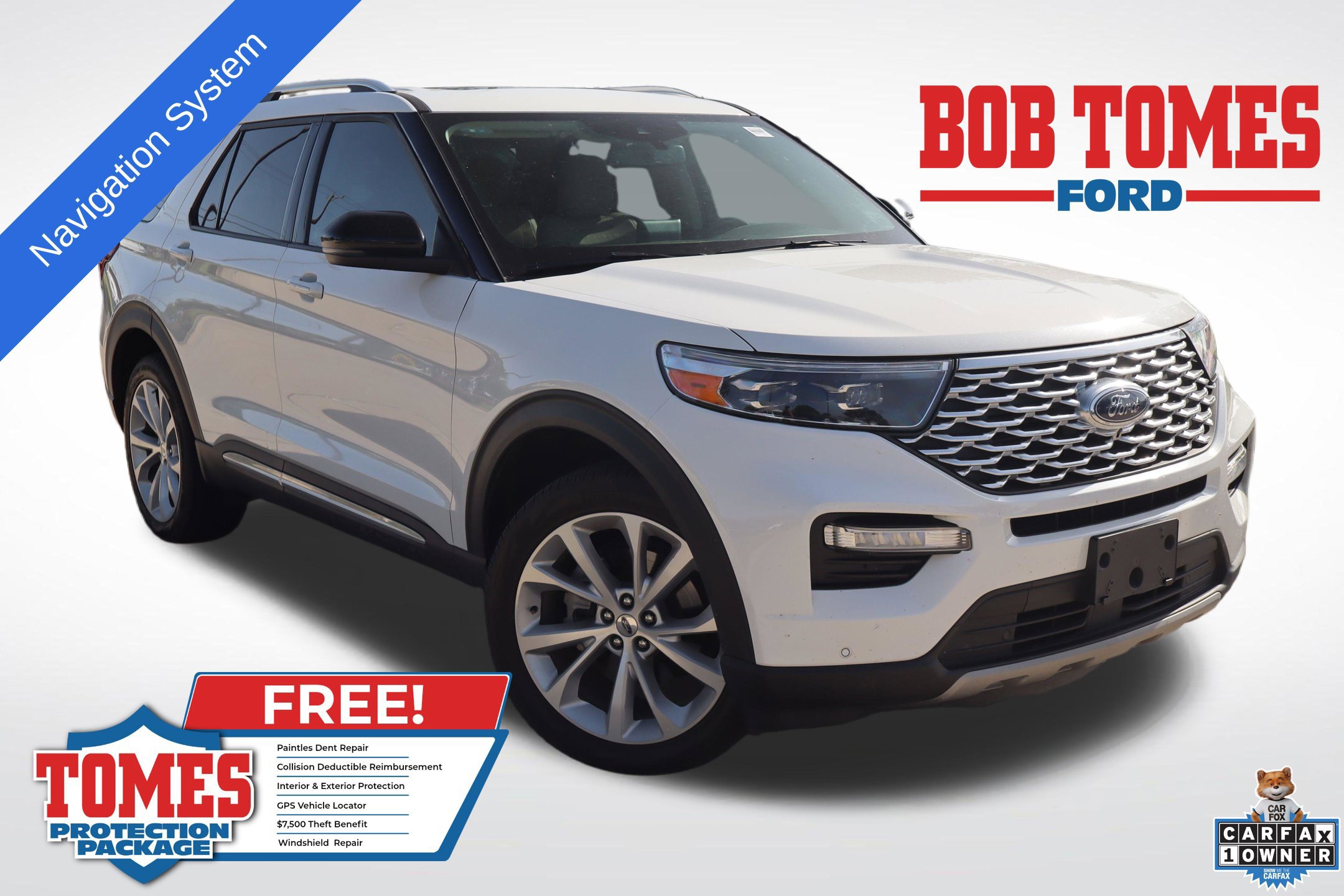 Certified 2024 Ford Explorer Platinum w/ Technology Package AWD/4WD image 1