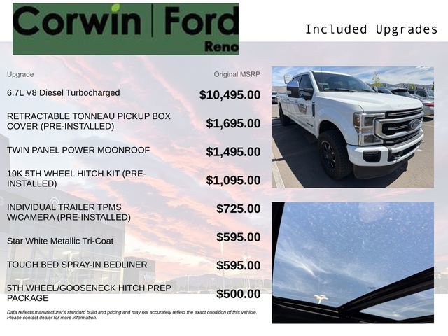 Certified 2020 Ford F350 Platinum AWD/4WD image 3