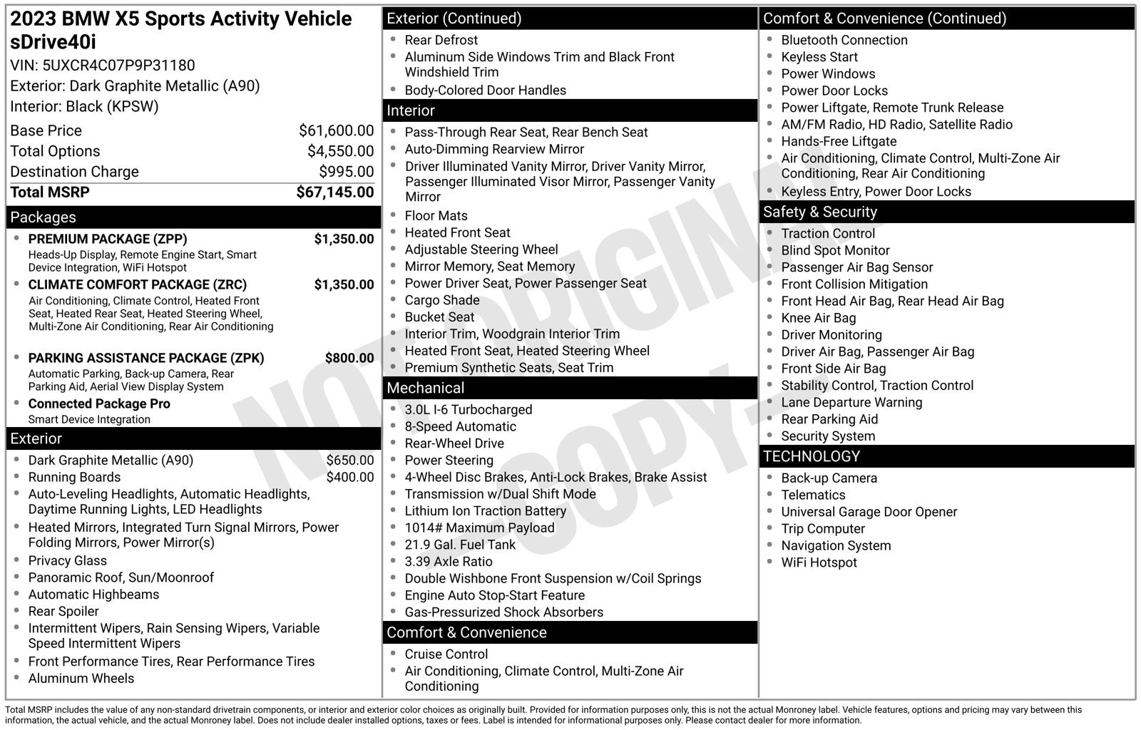 Used 2023 BMW X5 sDrive40i RWD image 34