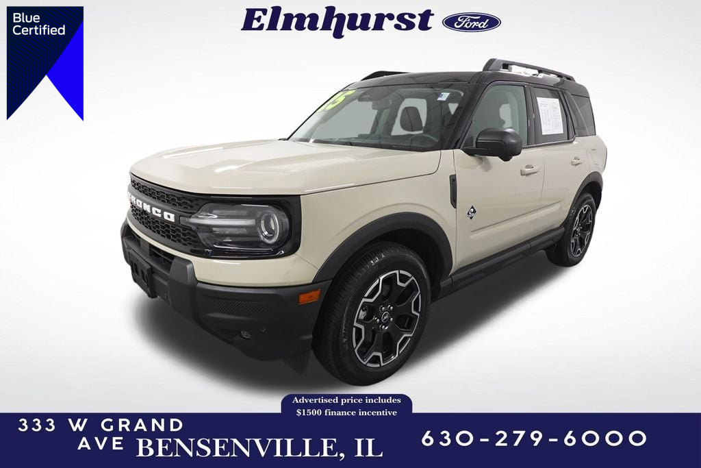 Certified 2025 Ford Bronco Sport Outer Banks w/ Outer Banks Tech Package+ image 1