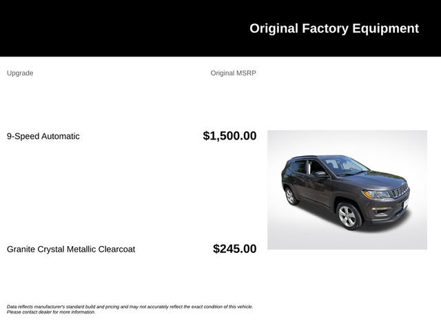 Used 2020 Jeep Compass Latitude AWD/4WD image 9