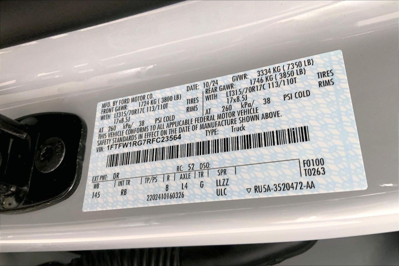 Certified 2024 Ford F150 Raptor AWD/4WD image 33