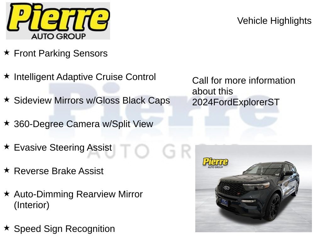 Certified 2024 Ford Explorer ST w/ Equipment Group 401A AWD/4WD image 23