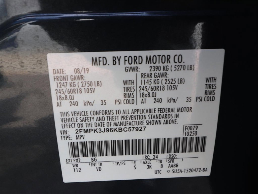 Certified 2019 Ford Edge SEL w/ Equipment Group 201A image 24