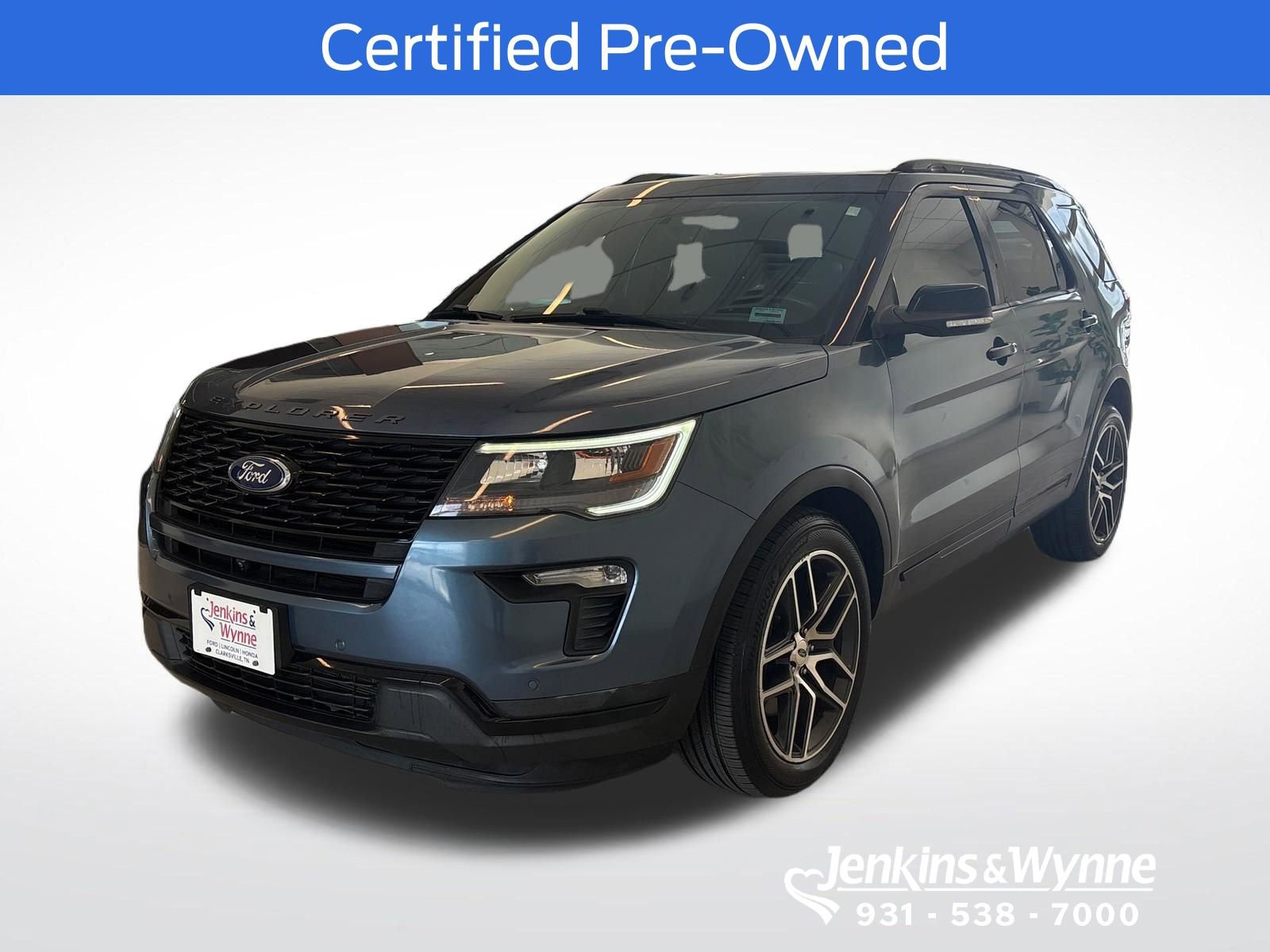Certified 2019 Ford Explorer Sport w/ Equipment Group 401A AWD/4WD image 1