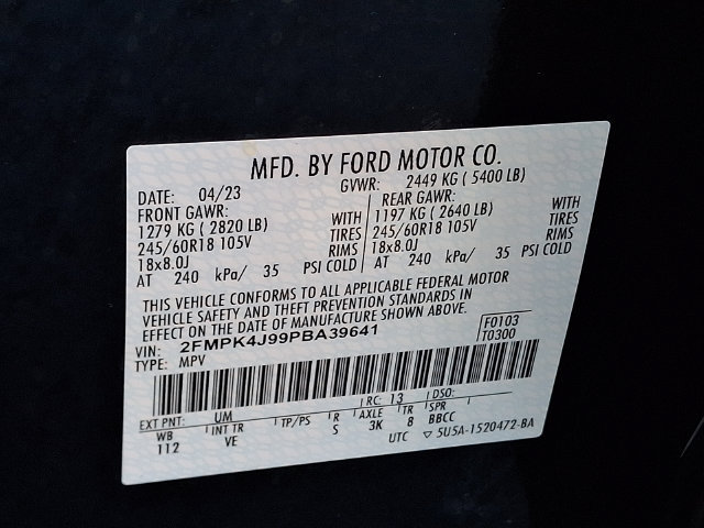 Certified 2023 Ford Edge SEL w/ Convenience Package AWD/4WD image 28
