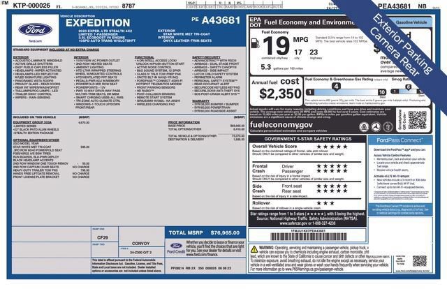 Certified 2023 Ford Expedition Limited RWD image 24