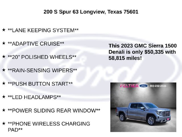 Used 2023 GMC Sierra 1500 Denali w/ Denali Reserve Package AWD/4WD image 20