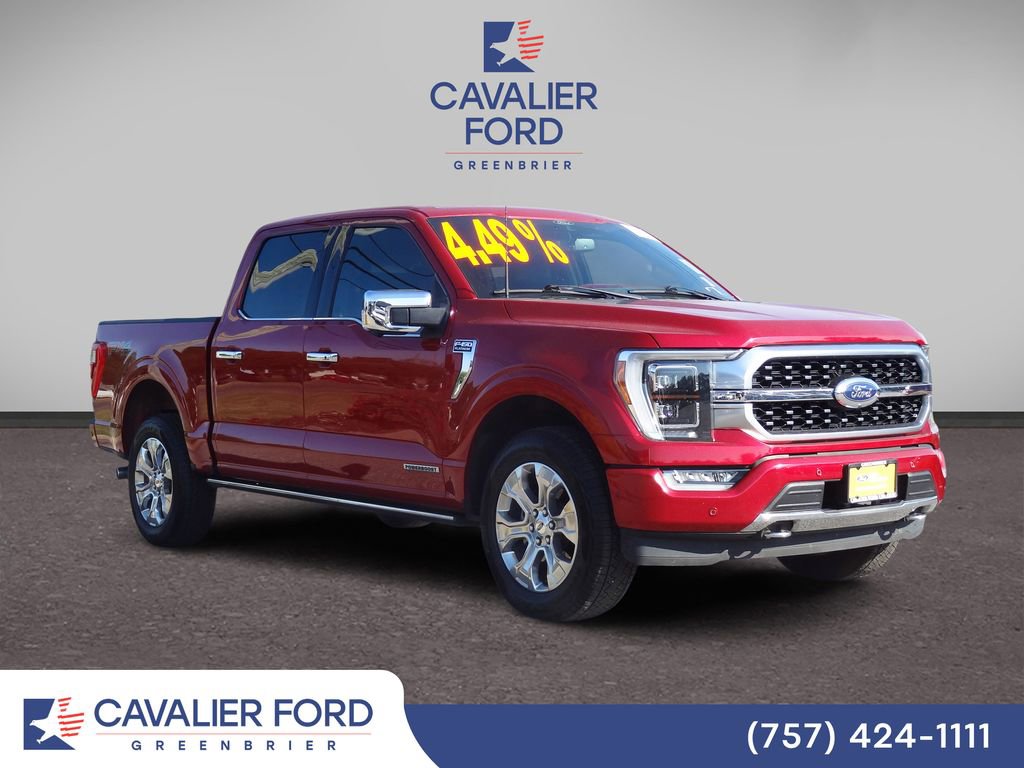Certified 2021 Ford F150 Platinum w/ Equipment Group 701A High