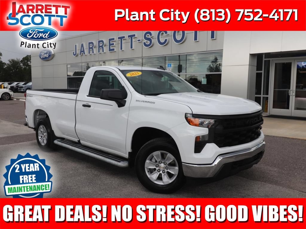 Used 2025 Chevrolet Silverado 1500 W/T RWD image 1