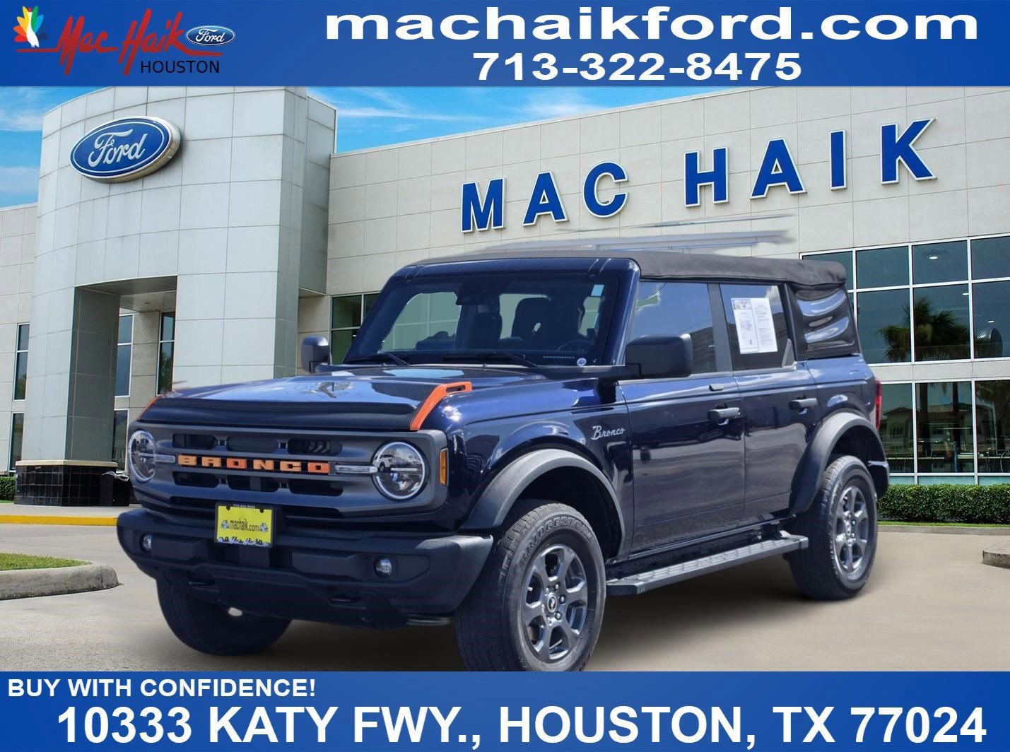 Certified 2021 Ford Bronco Big Bend AWD/4WD image 1