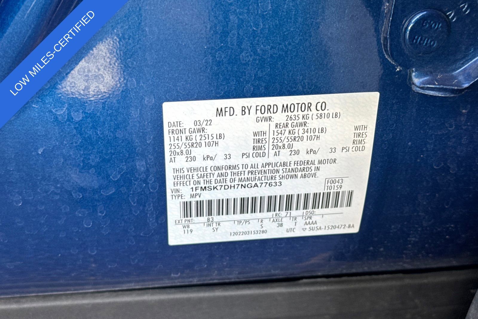 Certified 2022 Ford Explorer XLT w/ Equipment Group 202A RWD image 31