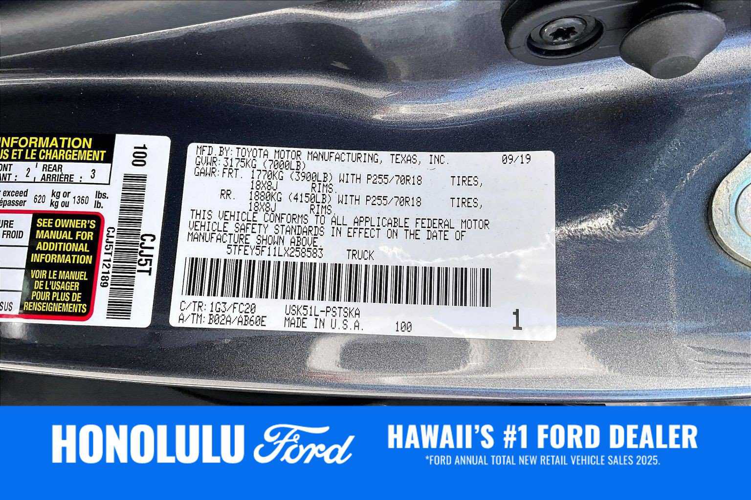 Used 2020 Toyota Tundra SR5 w/ SR5 Upgrade Package RWD image 20