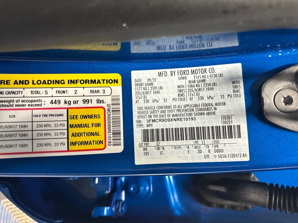 Certified 2022 Ford Bronco Sport Badlands image 29