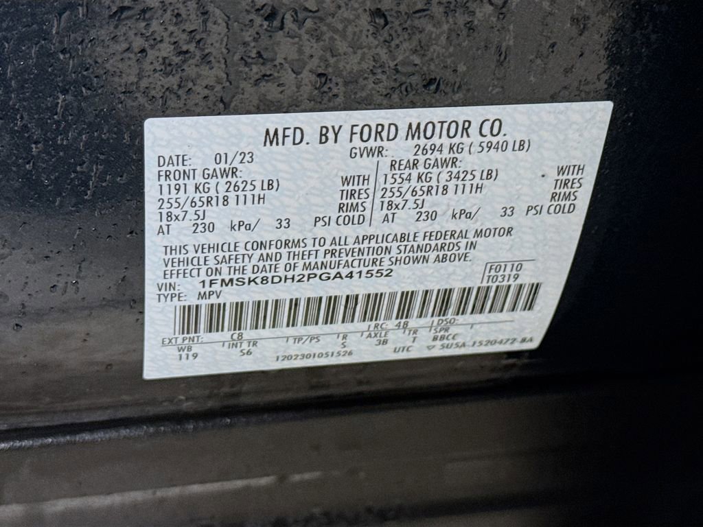 Certified 2023 Ford Explorer XLT w/ Equipment Group 202A image 32