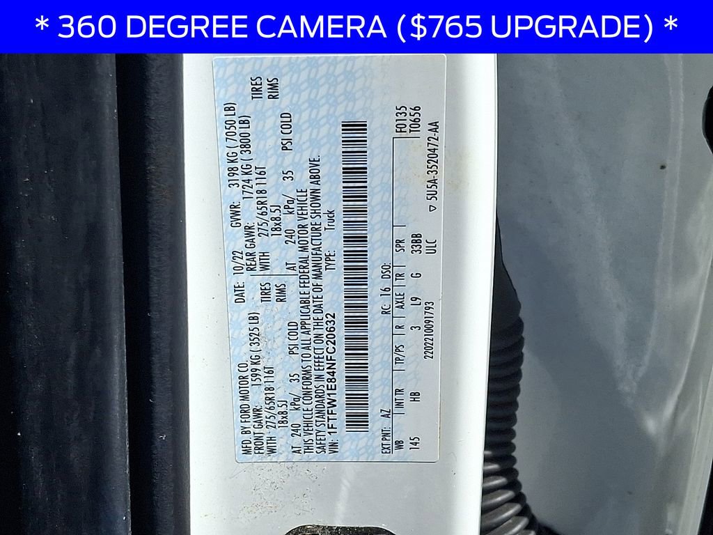 Certified 2022 Ford F150 Lariat w/ Equipment Group 502A High AWD/4WD image 28