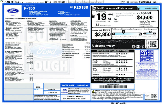 Certified 2024 Ford F150 XLT w/ Equipment Group 302A MID AWD/4WD image 6