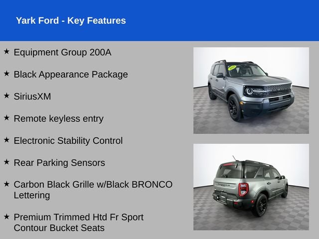 Certified 2025 Ford Bronco Sport Big Bend w/ Black Appearance Package AWD/4WD image 2