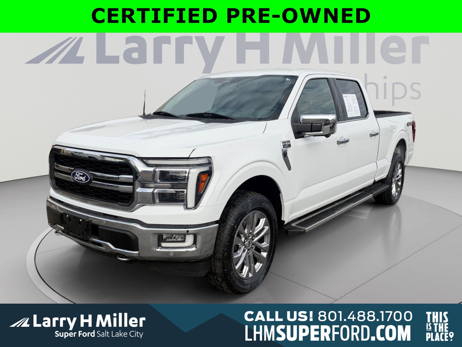 Certified 2024 Ford F150 Lariat w/ Bed Utility Package