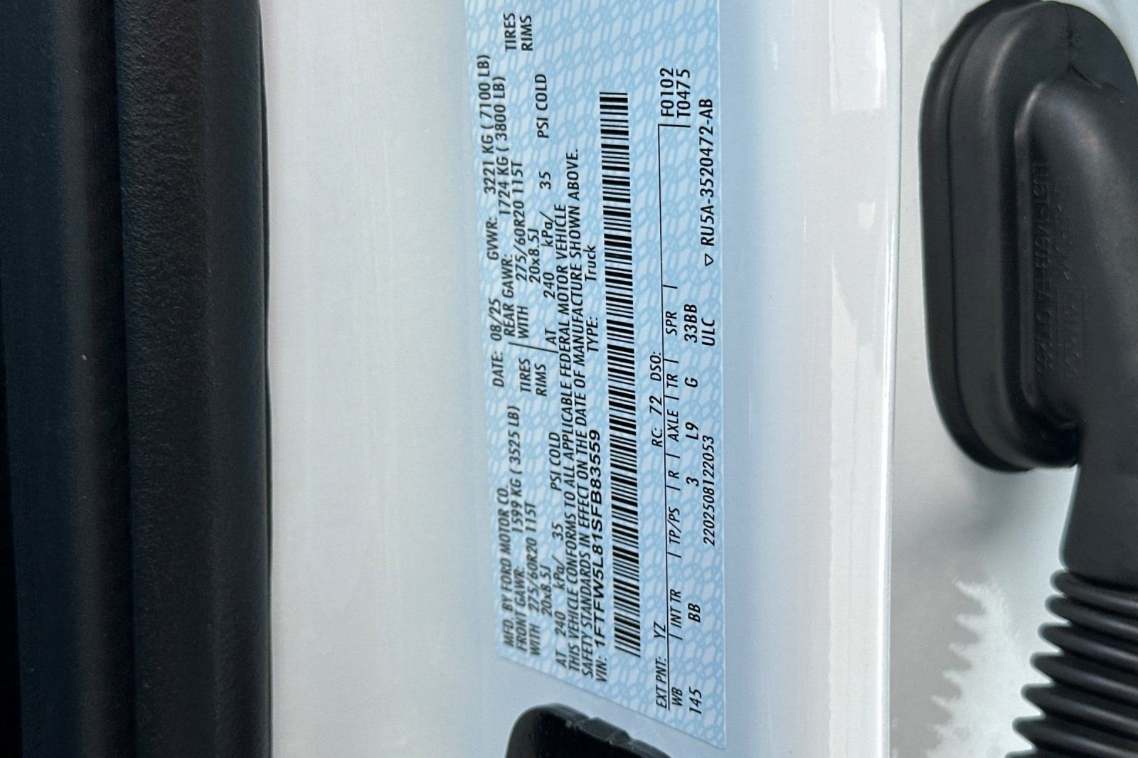 Certified 2025 Ford F150 Lariat w/ Equipment Group 501A Mid AWD/4WD image 33
