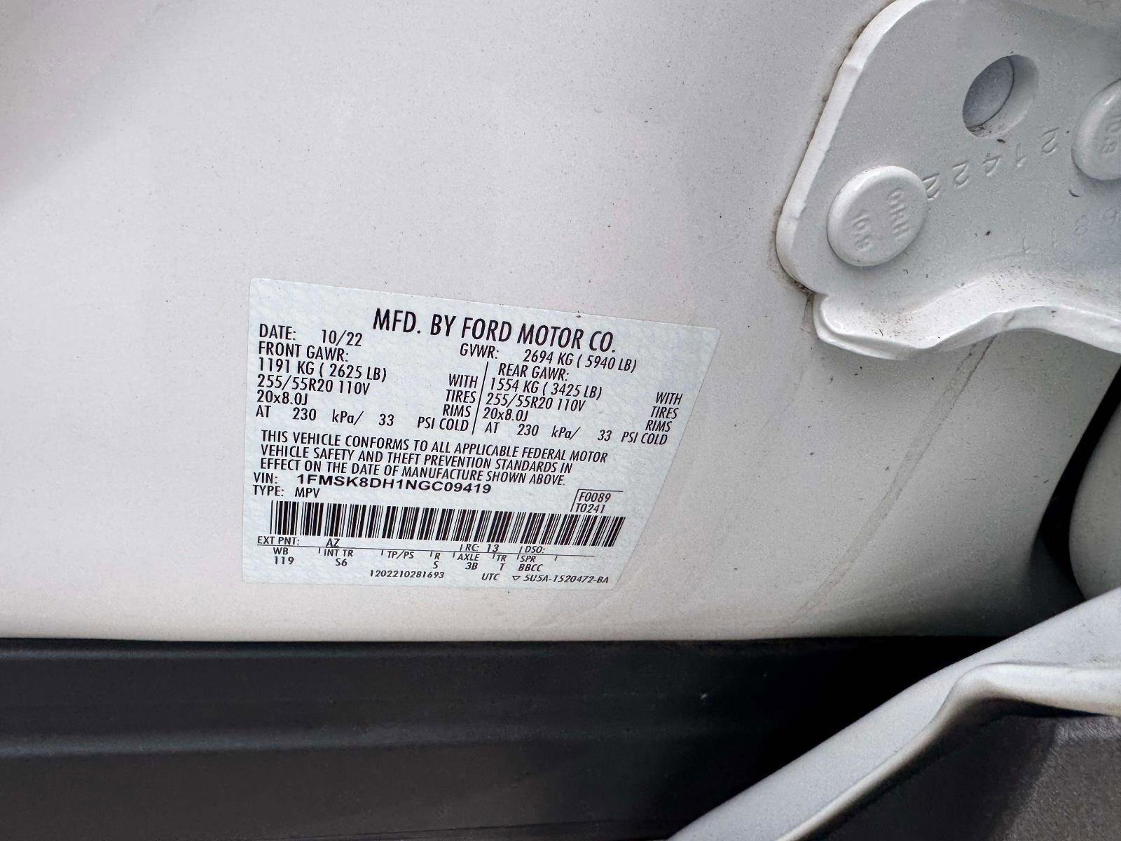 Certified 2022 Ford Explorer XLT w/ Equipment Group 202A image 24