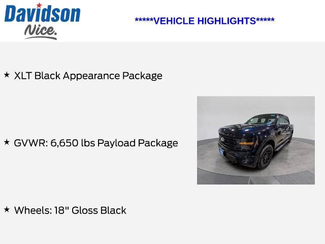 Certified 2024 Ford F150 XLT w/ XLT Black Appearance Package AWD/4WD image 5