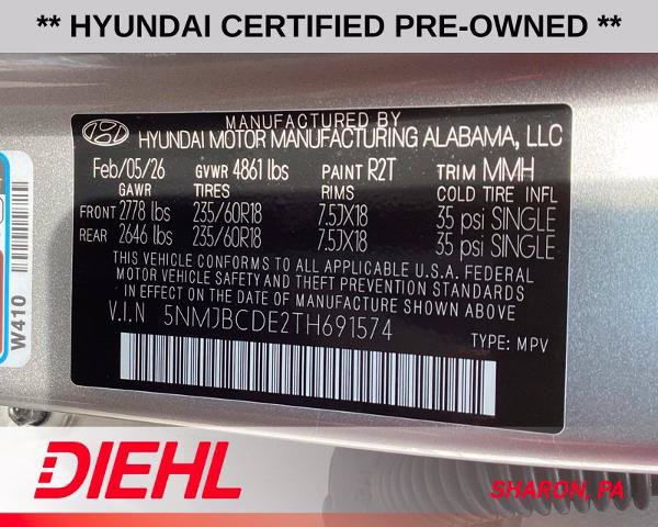 Certified 2026 Hyundai Tucson SEL AWD/4WD image 19