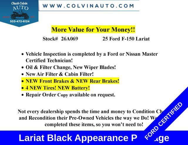 Certified 2025 Ford F150 Lariat image 3