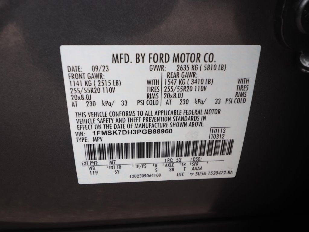 Certified 2023 Ford Explorer XLT w/ Equipment Group 202A image 25