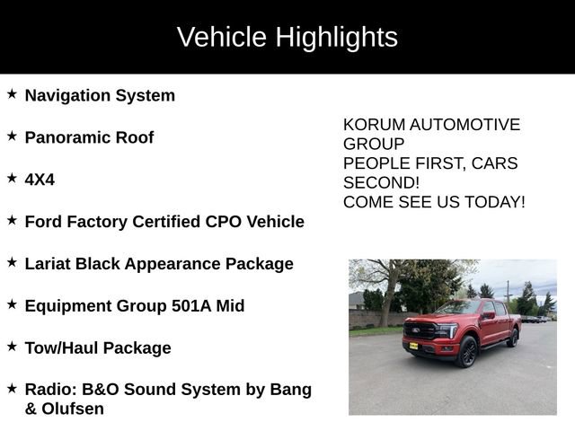 Certified 2025 Ford F150 Lariat AWD/4WD image 4