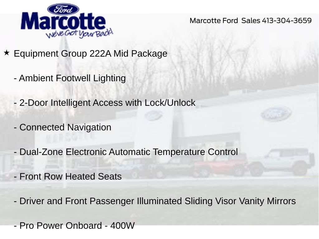 Certified 2026 Ford Bronco Big Bend w/ Black Diamond Package AWD/4WD image 6