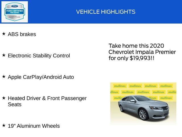 Used 2020 Chevrolet Impala Premier FWD image 19
