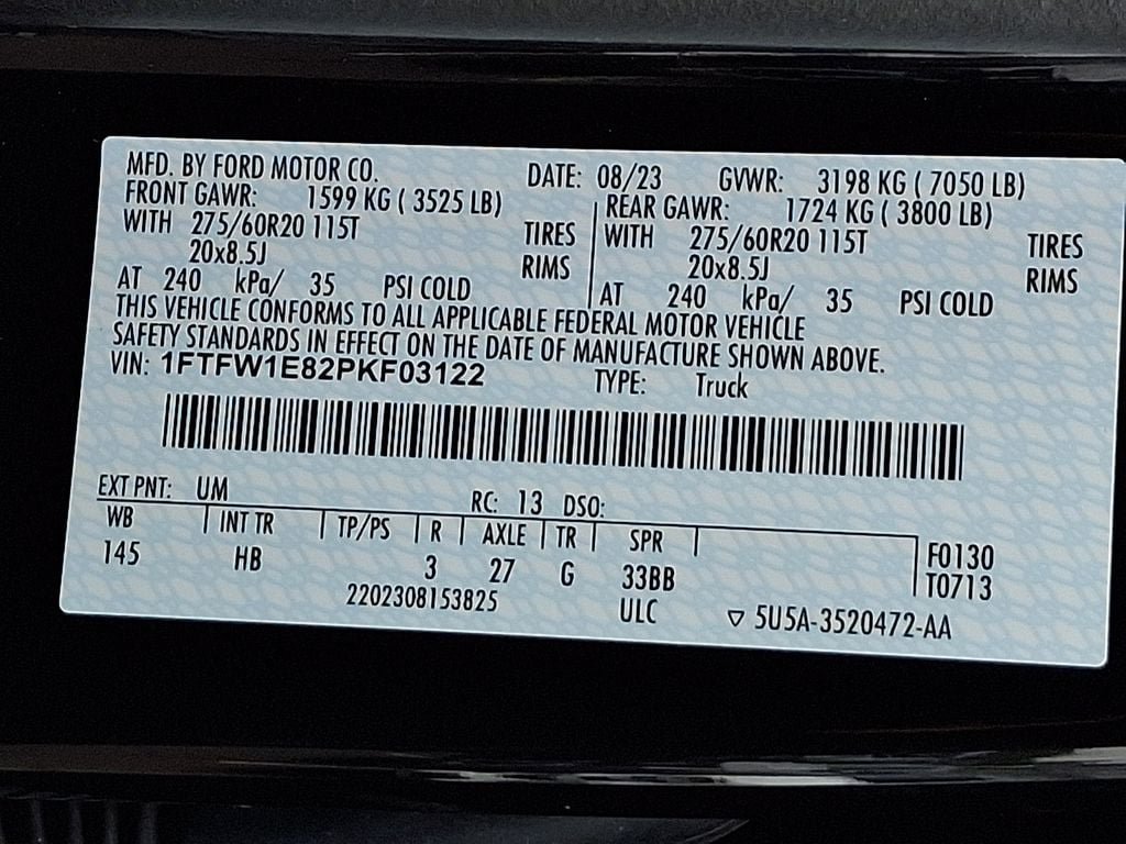 Certified 2023 Ford F150 Lariat w/ Equipment Group 502A High AWD/4WD image 29
