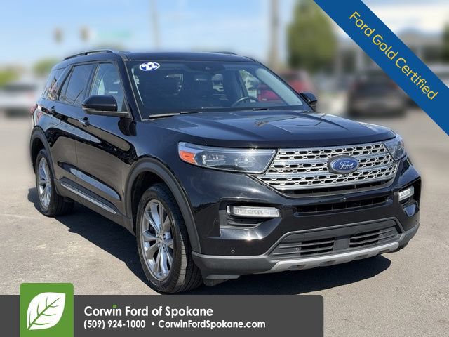 Certified 2022 Ford Explorer Limited w/ Class IV Trailer Tow Package AWD/4WD 360° Tour