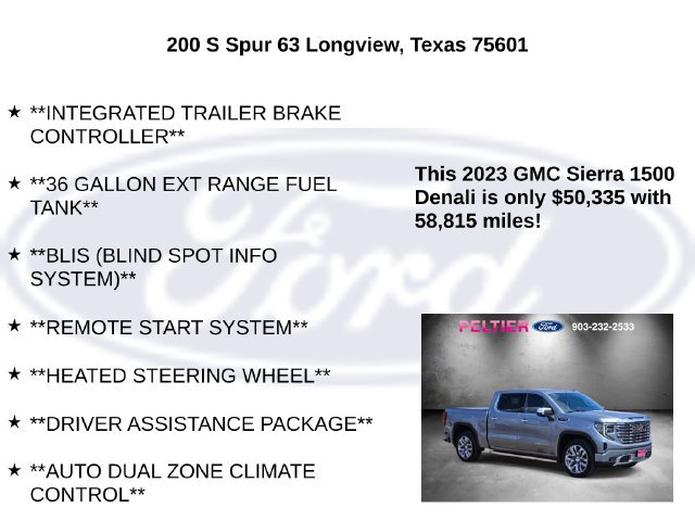 Used 2023 GMC Sierra 1500 Denali w/ Denali Reserve Package AWD/4WD image 15