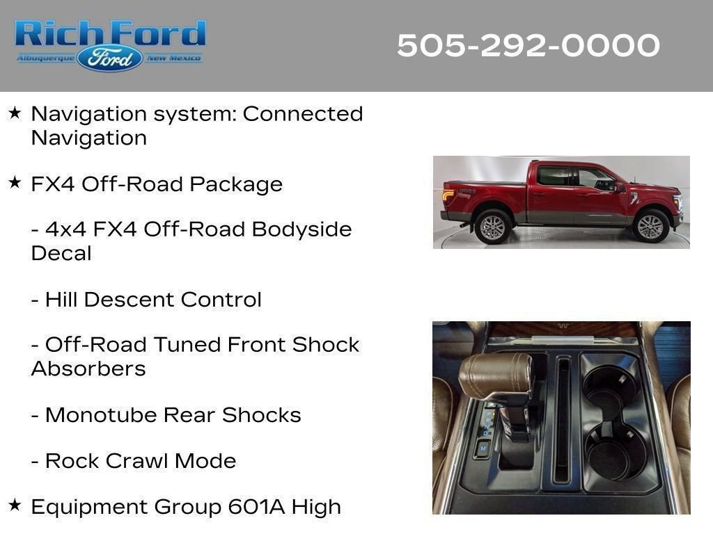 Certified 2025 Ford F150 King Ranch w/ FX4 Off-Road Package AWD/4WD image 45