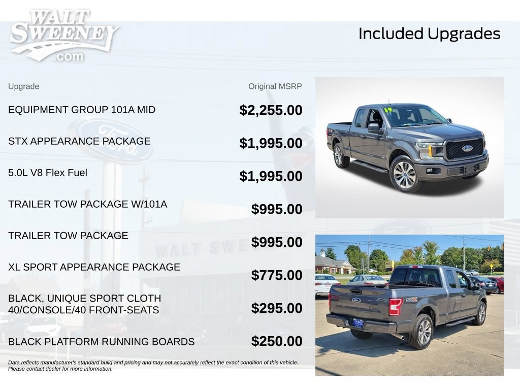 Certified 2019 Ford F150 XL w/ Equipment Group 101A Mid RWD image 12