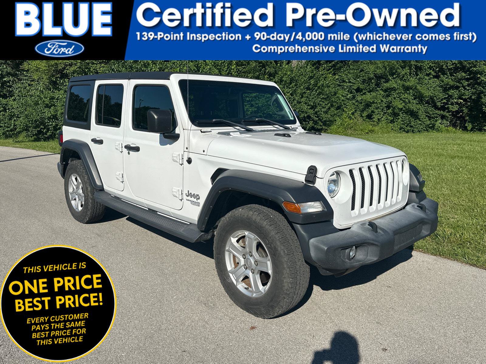 Used 2019 Jeep Wrangler Unlimited Sport S AWD/4WD image 1