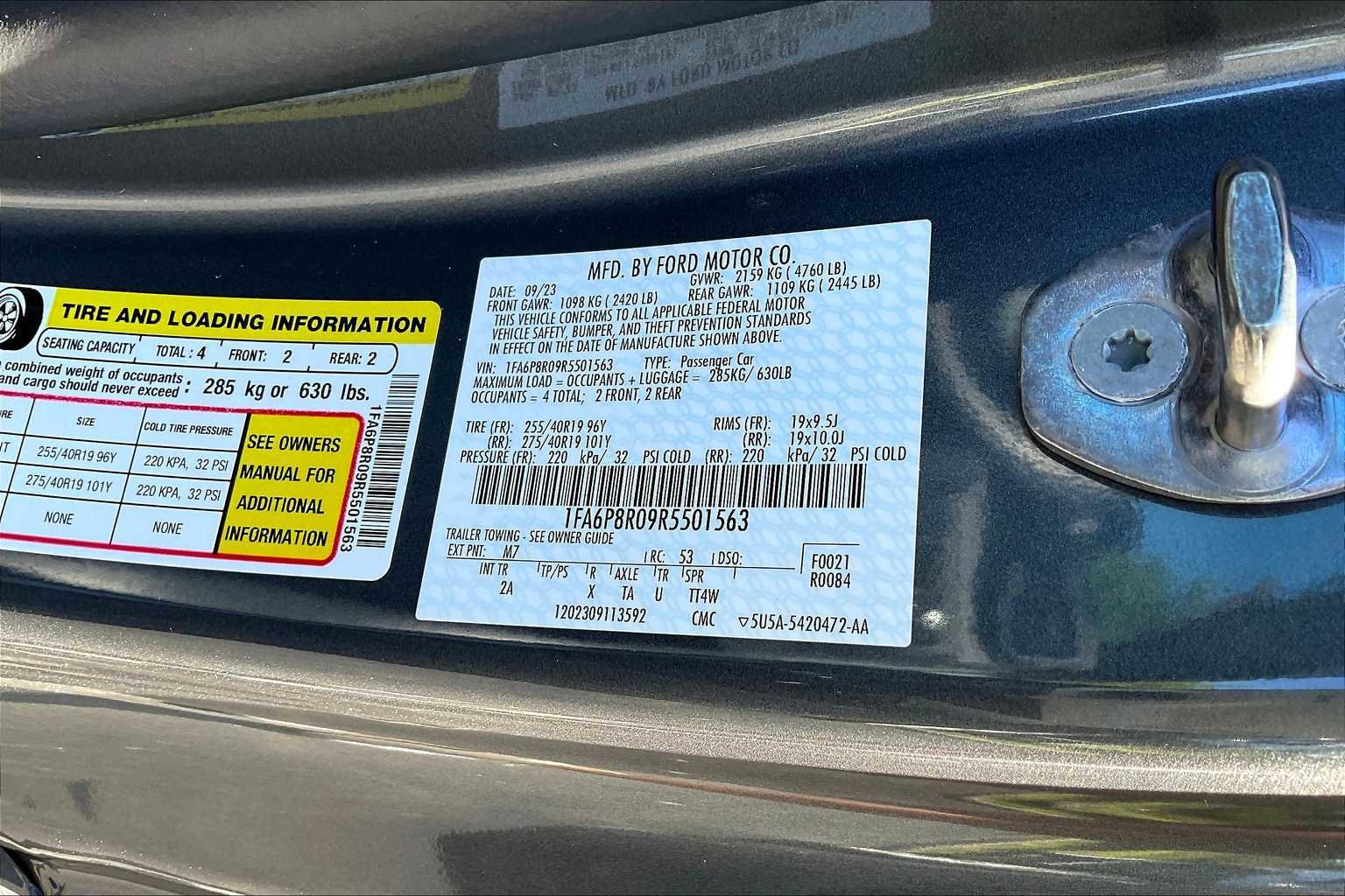 Certified 2024 Ford Mustang Dark Horse w/ Security Package image 29