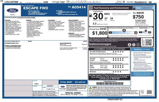 Certified 2024 Ford Escape ST-Line FWD image 18