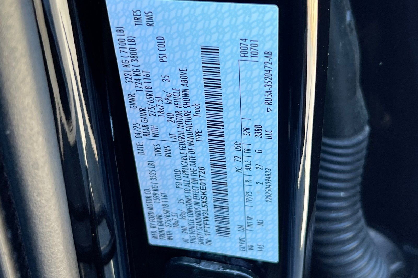 Certified 2025 Ford F150 XLT w/ Equipment Group 301A Standard AWD/4WD image 26