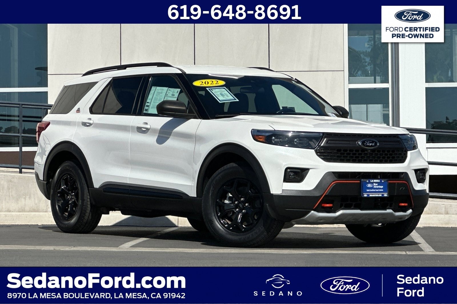 Certified 2022 Ford Explorer Timberline