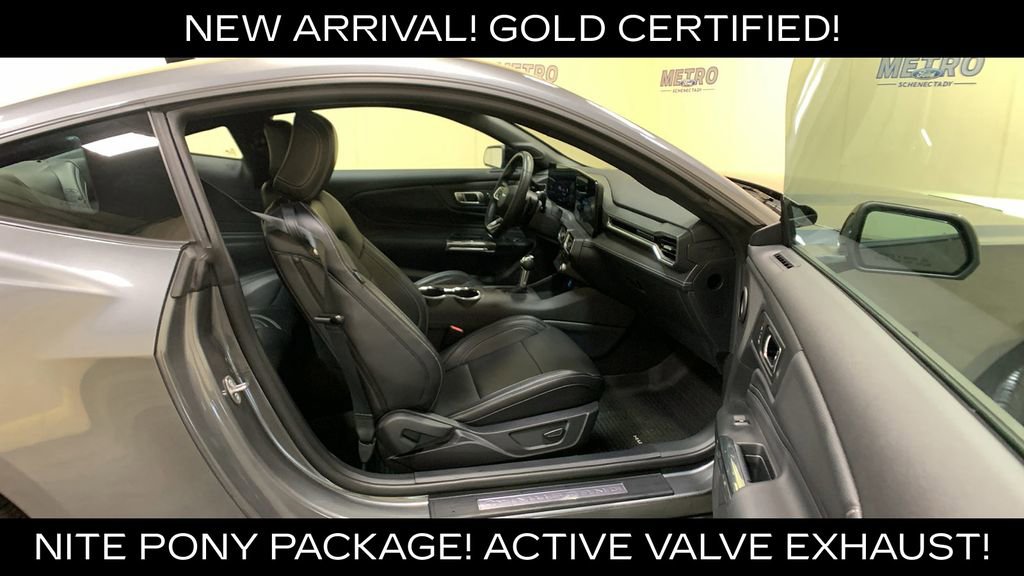 Certified 2025 Ford Mustang GT Premium w/ Mustang Nite Pony Package RWD image 12