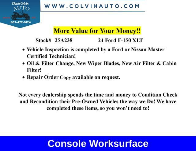 Certified 2024 Ford F150 XLT w/ Mobile Office Package image 10