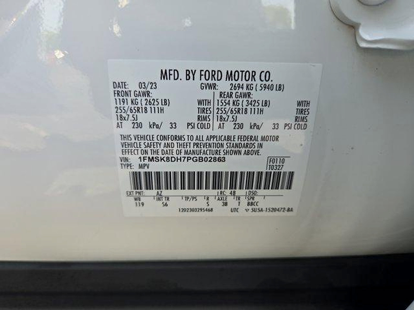 Certified 2023 Ford Explorer XLT w/ Equipment Group 202A AWD/4WD image 27